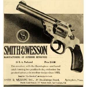  1911 Ad Smith Wesson Springfield Firearm Weapon Gun 
