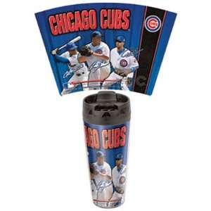   CUBS MLB Coffee or Cold Drink TRAVEL MUG New Gift
