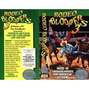  Rodeo Bloopers 3   VHS