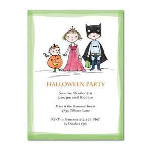  Halloween Party Invitations   Treat Seekers By Petite Alma 