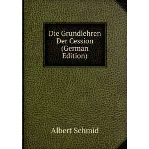  Die Grundlehren Der Cession (German Edition) Albert 