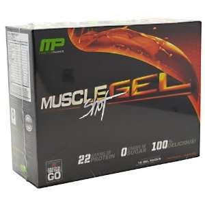  Muscle Pharm MuscleGel Shot Mango 12 Gel Packs Fat Loss 