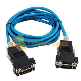 2x VGA Extender over 100M 33FT Foot CAT5/CAT6/RJ45 Cable Adapter Kit 