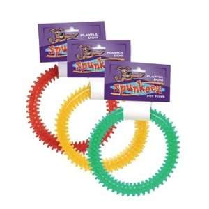  6 Inch Assorted PVC Spiky RING Chew Toy