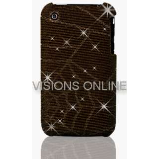 Visions Slim Iphone Hard Case Back Cover Spider Web Glitter Pattern 