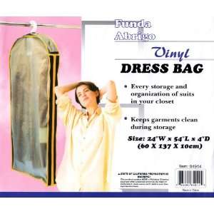  Ladies Vinyl Suit Garment Bag (24 x 54 x 4) Storage 