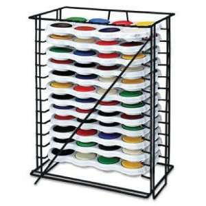  Tempera Cakes and Palette Storage Rack Arts, Crafts 