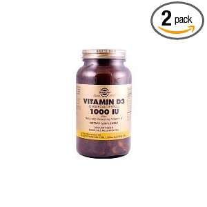  Vitamin D 1000 Iu   250   Softgel 2 Bottles Health 