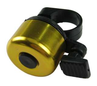 New Bicycle mountain bike cycle bell horn One touch loud ring Yellow 