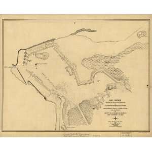   map of the defences of Charleston Harbor, South Carolina surveyed