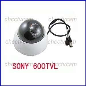 Outdoor 600TVL Sony CCD CCTV IR Night Dome Color Camera  