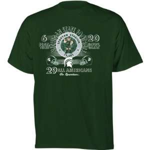 Michigan State Spartans Football Diode Retro Graphic Stat 