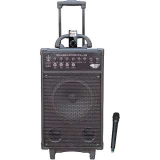  600W VHF Wireless Battery Powered PA System with iPod Dock  