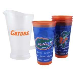   Gators NCAA Tailgate Pitcher and Souvenir Cups Set 