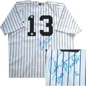  Rodriguez New York Yankees Autographed Authentic Jersey with Bronx 