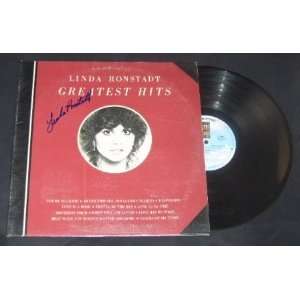 Linda Ronstadt   Greatest Hits   Signed Autographed   Record Album 