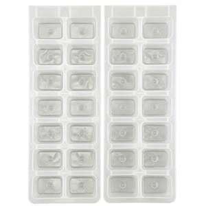  Chef Aid Set Of 2 Ice Cube Trays
