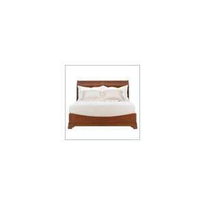   Marnier Weston Low Profile Sleigh Bed in Cherry Finish