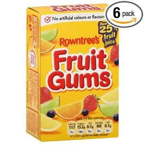 Rowntrees Fruit Gum Carton, 4.4 Ounce (Pack of 6)  