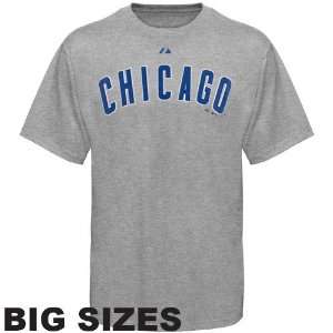  Chi Cubs Tshirt  Majestic Chicago Cubs Away Big Sizes T 