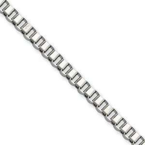  22in Stainless Steel Box Chain 3.2mm Jewelry