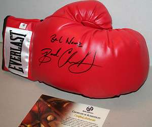 BAD CHAD DAWSON signed Everlast boxing glove w/COA  