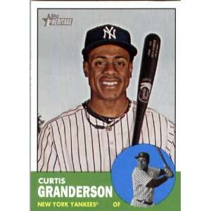 2012 Topps Heritage 200 Curtis Granderson   New York Yankees (ENCASED 