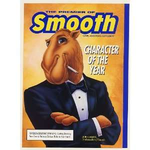 1990 Joe Camel Premier of Smooth 8 Page Booklet Print Ad 