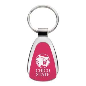  Cal State University Chico   Teardrop Keychain   Red 