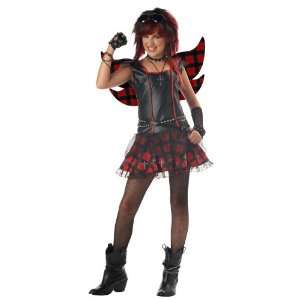 Lets Party By California Costumes Rebel Fairy Child Costume / Black 