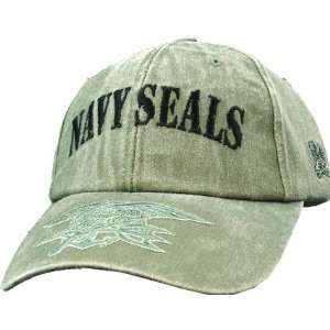  US Navy Seals Olive Drab Green with Trident Cap 