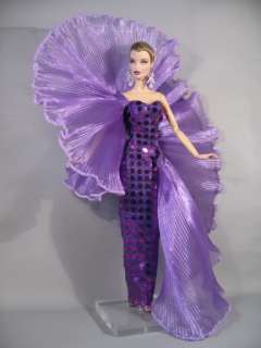 Silkstone Barbie Fashion Royalty Candi Purple Dress FR  