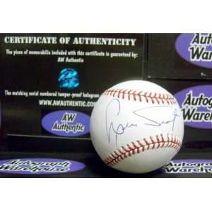 Luis Tiant Autographed Baseball