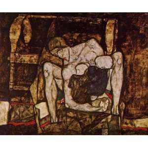  Hand Made Oil Reproduction   Egon Schiele   32 x 26 inches 
