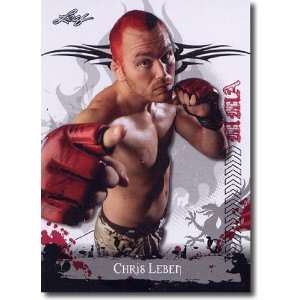  2010 Leaf MMA #58 Chris Leben (Mixed Martial Arts) Trading 