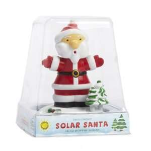  Twos Company Solar Powered Santa in Gift Box