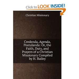   Christian missionary compiled b Christian missionary Credenda Books