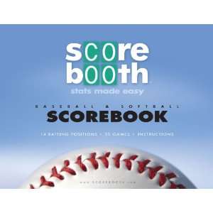  Scorebook for Baseball & Softball by Scorebooth 