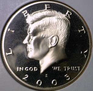 2005 S PROOF John F. Kennedy Half Dollar DEEP CAMEO  