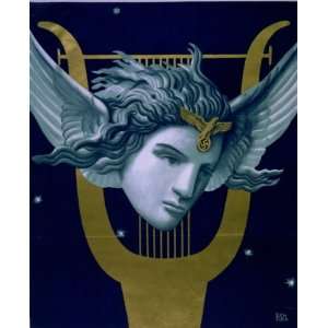   193  poster Head with wings, National Socialist party