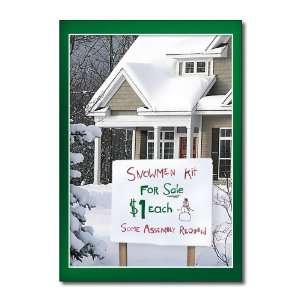  Funny Merry Christmas Card Snowman Sale Humor Greeting Ron 
