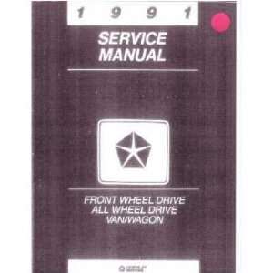    1991 TOWN & COUNTRY CARAVAN VOYAGER Service Manual Book Automotive