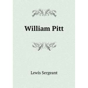 William Pitt Lewis Sergeant  Books