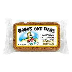 Peanut Butter Flavor Bobos Oat Bar, Case of 12  Grocery 