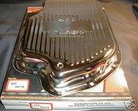 Chrome Chevy GM 400 Turbo Transmission Oil Pan  