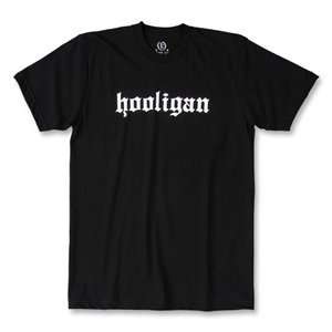 Objectivo Hooligan Soccer T Shirt (Black)  Sports 