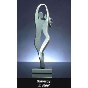 Synergy   STEEL Couple Sculpture 