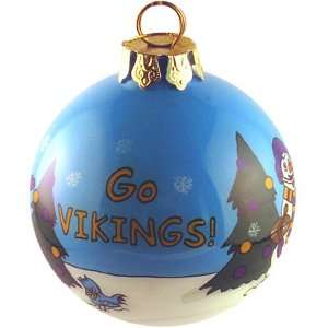  Minnesota Vikings Hand Painted Snowman Go Vikings Holiday 