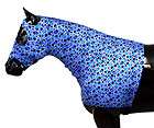 Sleazy Sleepwear Hood w/ zipper Horse Blue Bubbles Large Mane Saver L