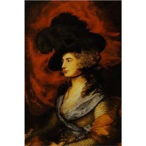  Mrs. Siddons by Thomas Gainsborough, 17 x 20 Fine Art 